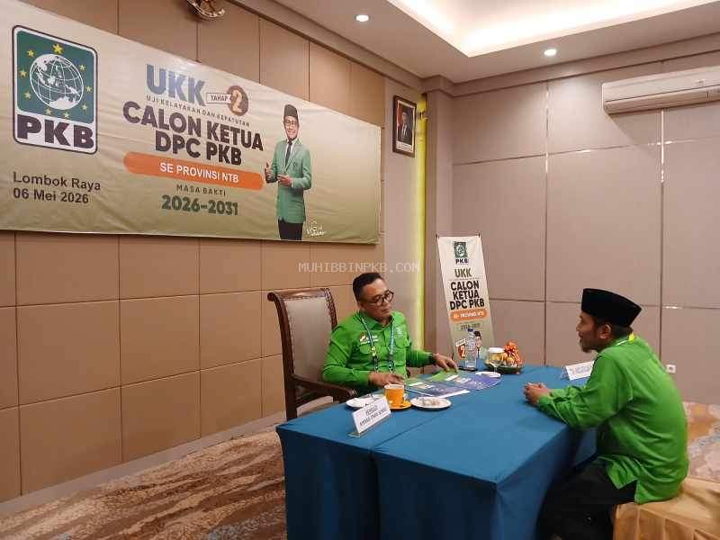 UKK Tahap II Calon Ketua DPC PKB se-NTB Digelar di Lombok Raya, TGH. Hardiyatullah Paparkan Strategi “Gerakan Komando PKB”